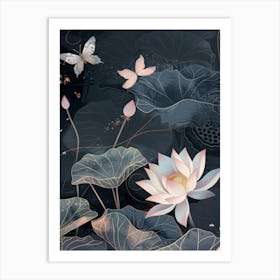 Lotus Flower 4 Art Print