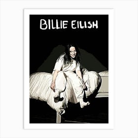 Billie Elish Art Print