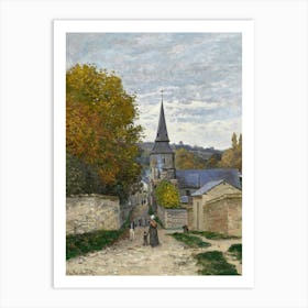 Claude Monet - A Street Scene Art Print