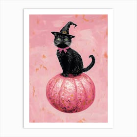 Witch Pumpkin Canvas Print Art Print