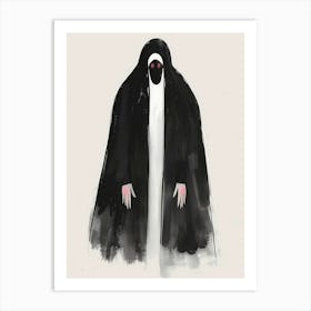 Nun Illustration Art Print