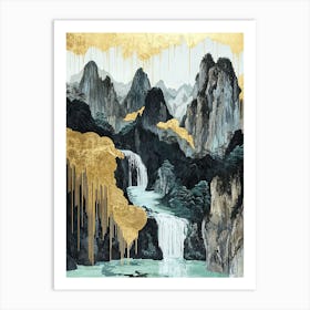 Vinson Heights Abstract Majesty Art Print