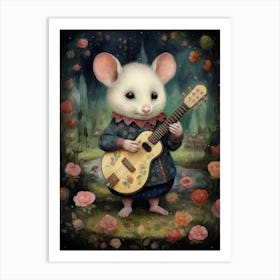 Adorable Chubby Gangster Possum 1 Art Print