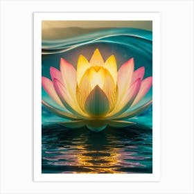 Lotus Flower 67 Art Print