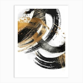 Asian Brushstrokes 2 Art Print