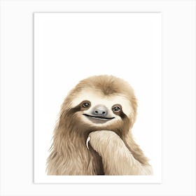 Cute Sloth Art Print