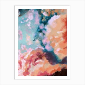 Magical Cloud Oil Painting Art Print