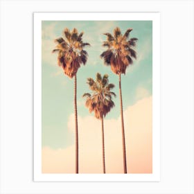 California Dreaming - Palms Paradise Art Print