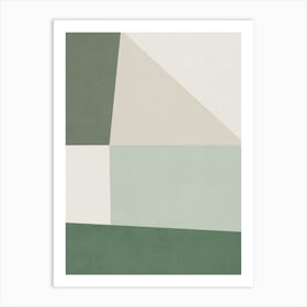 ABSTRACT MINIMALIST GEOMETRY - GE02 Art Print