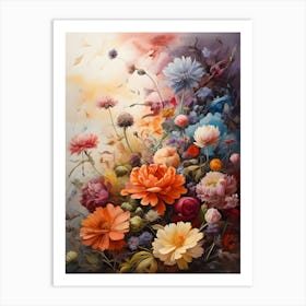 Flowers In The Sky 1 Art Print