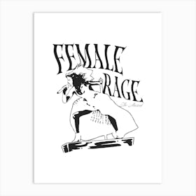 Taylor Swift  Female Rage The Musical Eras Tour Merch Art Print