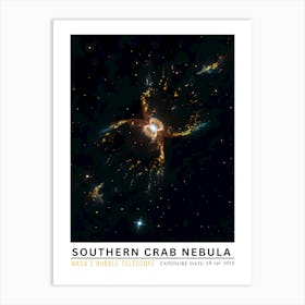 Southern Crab Nebula Art Print