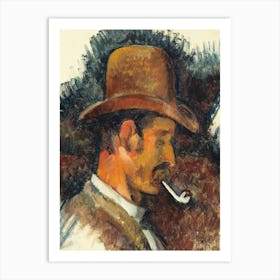 Man With Pipe, Paul Cézanne Art Print