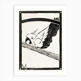 Daddy, Screaming Cockatoo (c.1900–1922), Samuel Jessurun Art Print