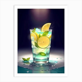 Iced Lemonade 8 Art Print