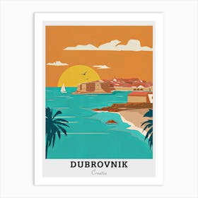 Dubrovnik Croatia Travel Art Print