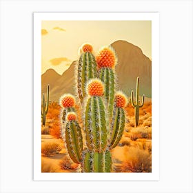 Cactus In Bloom Art Print