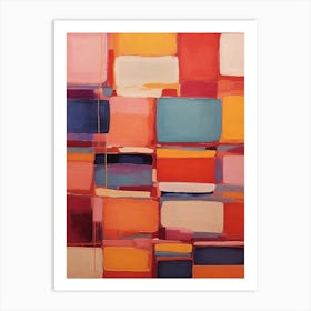 Abstract Squares 1 Art Print