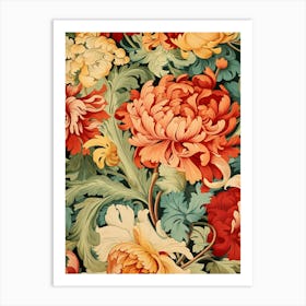 Floral Pattern 18 Art Print