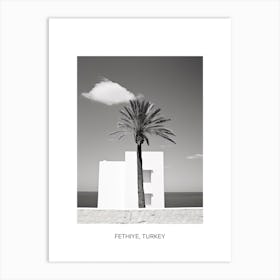 Poster Of Ibiza, Spain, Photography In Black And White 3 Art Print