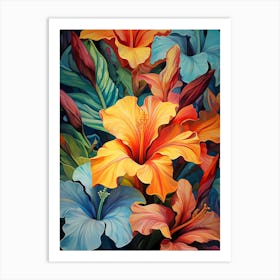 Hawaiian Floral Art Print