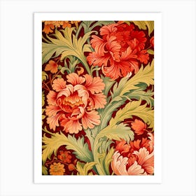 Wallpaper Floral Pattern 4 Art Print