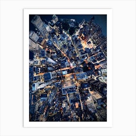 City by Night Art Print