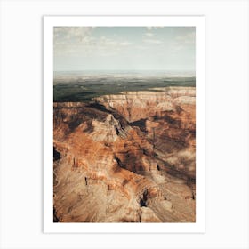 Cloud Patterns On The Grand Canyon Art Print