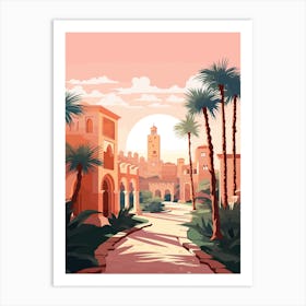 Marrakesh - Sunset Art Print