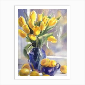 Yellow Tulips Art Print