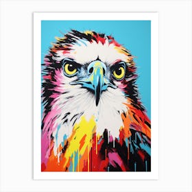 Andy Warhol Style Bird Osprey 4 Art Print