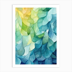 Abstract Watercolor Background Art Print