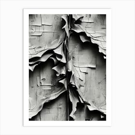 Peeling Leaves Art Print