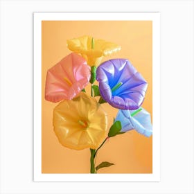 Dreamy Inflatable Flowers Morning Glory 4 Art Print