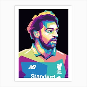 Mohamed Salah Wpap Art Print