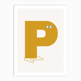 Alphabet Poster P Art Print