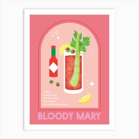 Bloody Mary Cocktail Art Print