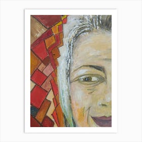 Wall Art with a  Woman Art Print