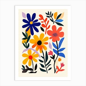 Colorful Flowers 2 Art Print