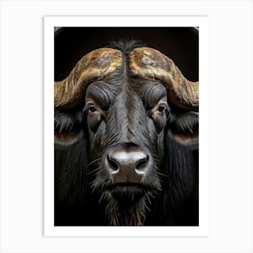 Buffalo Head Art Print