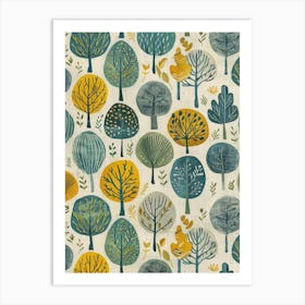 Autumn Trees 5 Art Print