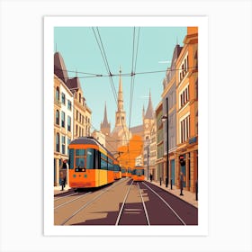 Belgium 2 Travel Illustration Art Print