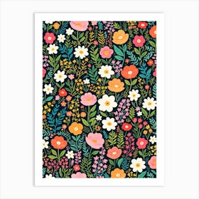 Floral Pattern Art Print