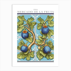 Mercado De La Fruta Figs Illustration 6 Poster Art Print