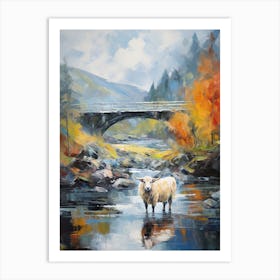 Highland Sheep In Glen Etive 2 Art Print