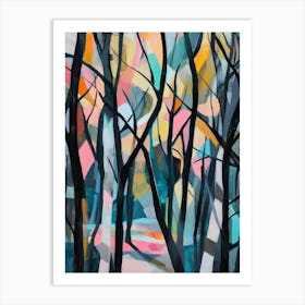 Birch Trees 1 Art Print