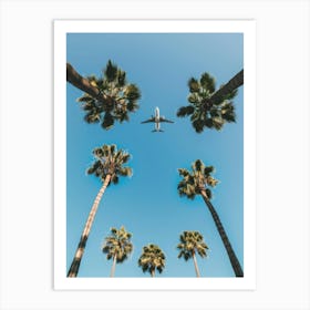 Palm Trees In The Sky 15 Art Print