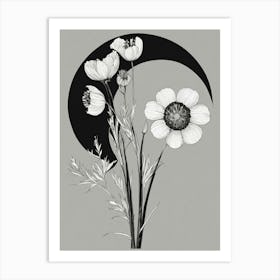 Moonflowers Art Print