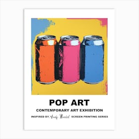 Cans Pop Art 2 Art Print