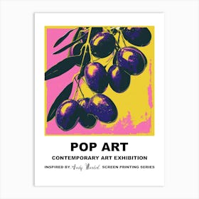 Poster Olives Pop Art 1 Art Print
